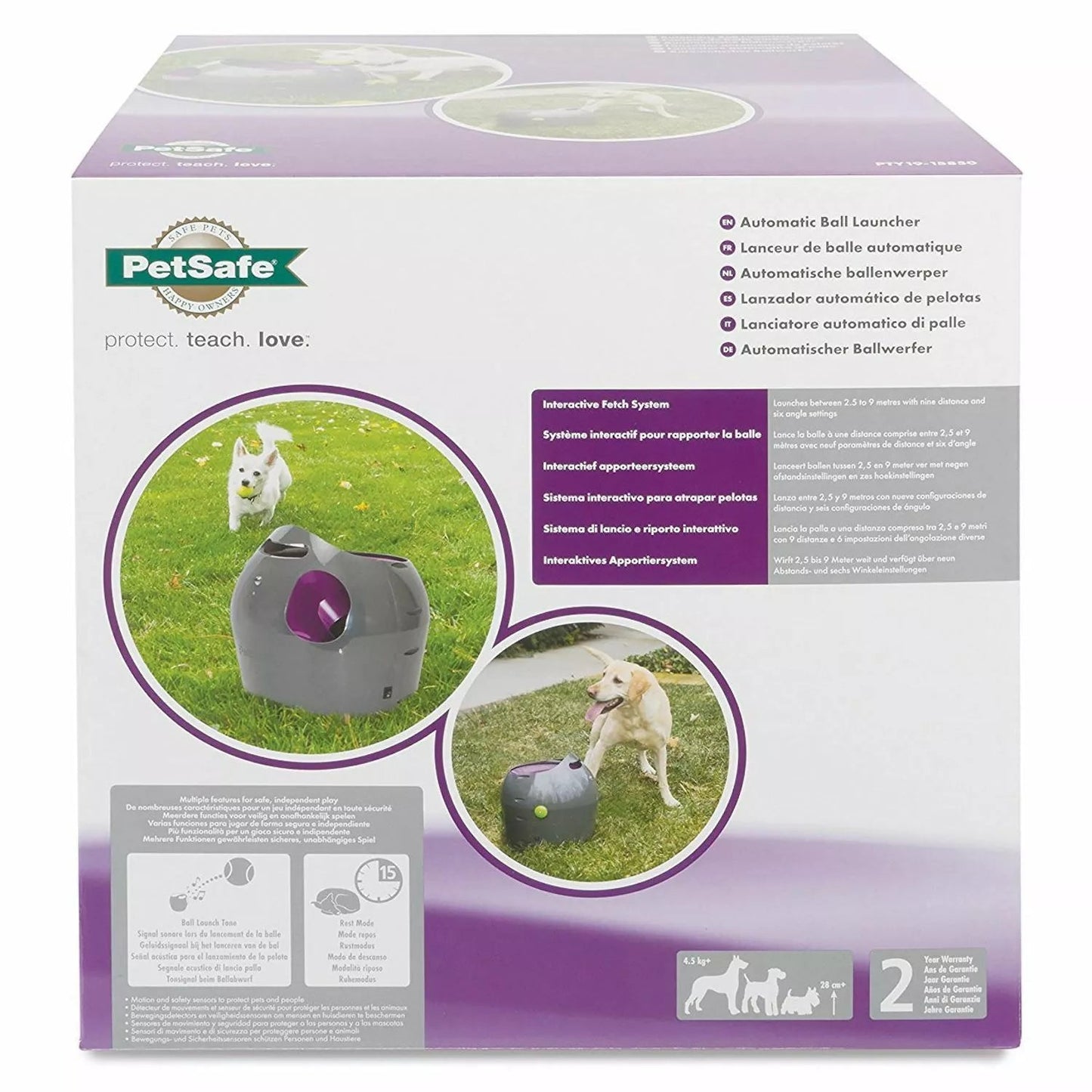 Petsafe Automatic Ball Launcher – Dog Outdoor Tennis Ball Thrower, Model Pty19-15850 – Perfect for Fetch and Active Play